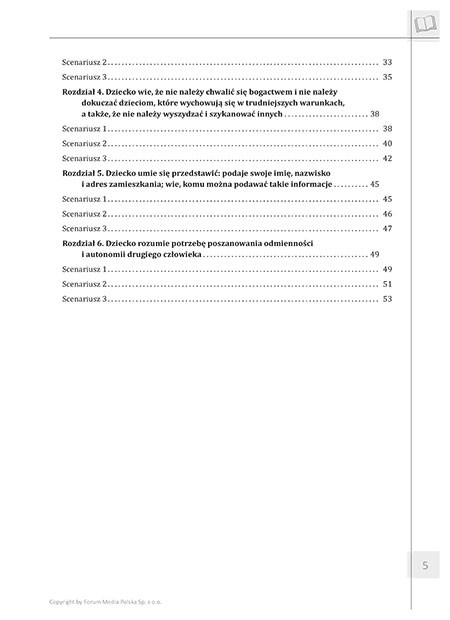 Kształtowanie umiejętności społecznych dziecka. Scenariusze zajęć i